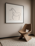 The Horse – Pablo Picasso | Modern Art Print - Hakyarts
