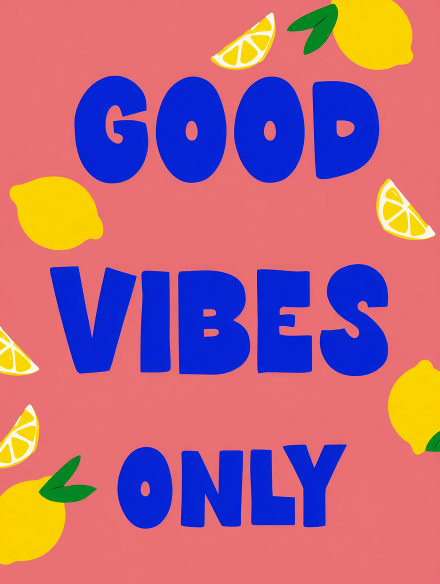 Colourful Electric Red – Sunshine Good Vibes Lobster 5-Prints