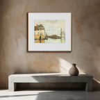 Flood at Port-Marly – Alfred Sisley Poster | Impressionist Landscape Art Print - Hakyarts