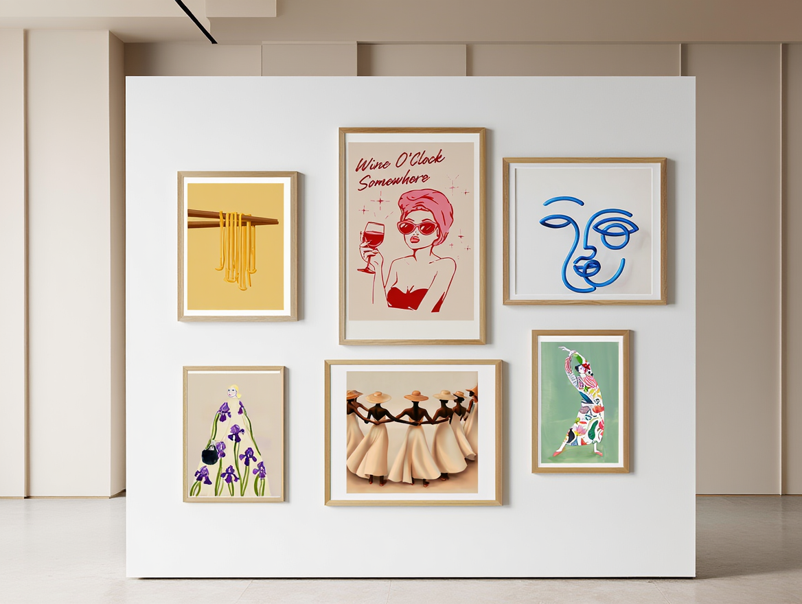 Timeless Modern Wall Art – 6 Abstract & Minimalist Prints