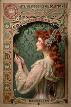 Art Nouveau Masterpieces – Alphonse Mucha 4-Prints - Hakyarts