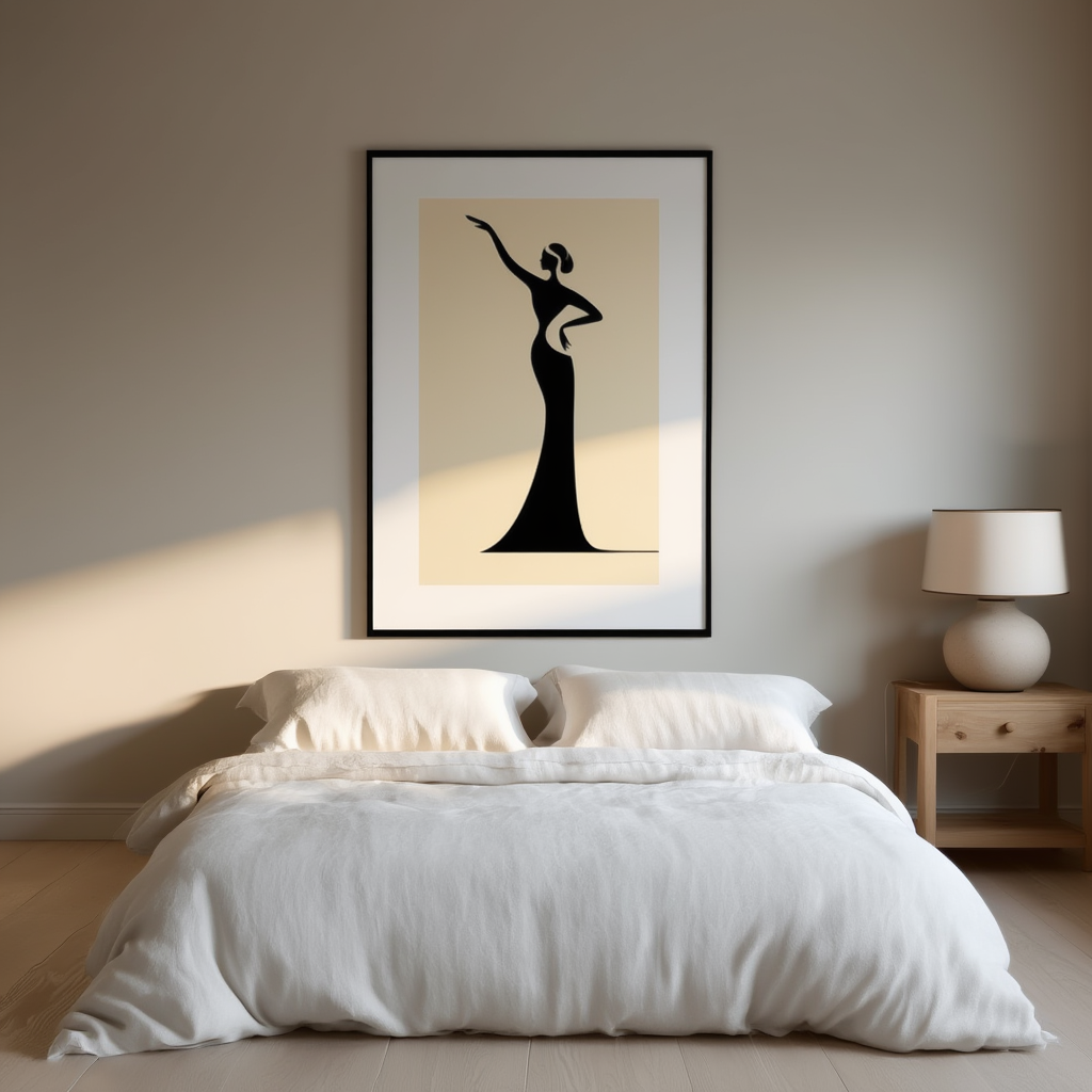 Feminine Silhouette – Art Print