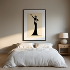 Feminine Silhouette – Art Print - Hakyarts