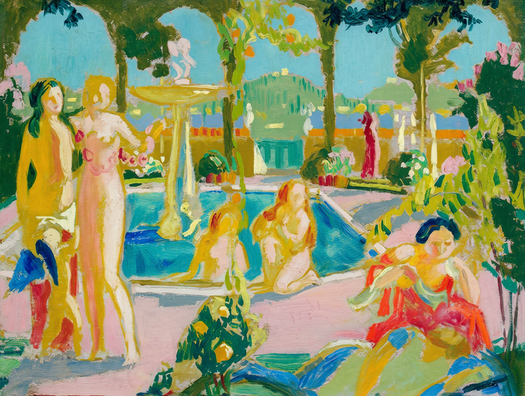 Les Jardins D’Armide – Maurice Denis Poster | Symbolist Landscape Art Print