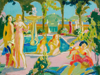 Les Jardins D’Armide – Maurice Denis Poster | Symbolist Landscape Art Print - Hakyarts