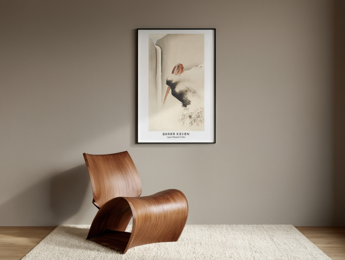 Ohara Koson - Copper Peasants in Snow Poster