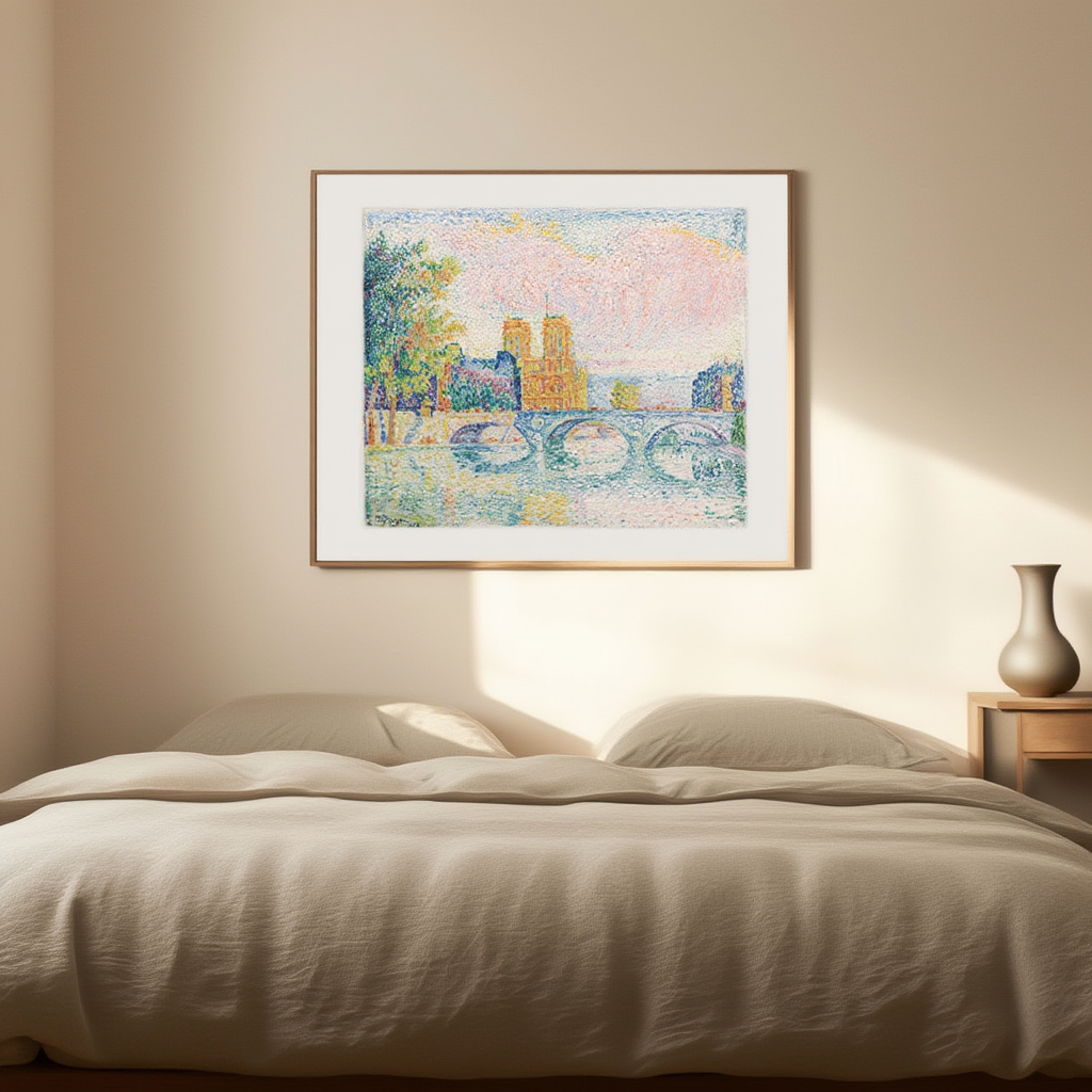 Paul Signac - La Cité, Paris Poster