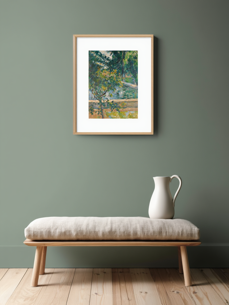 Paul Cézanne - Le bassin du Jas de Bouffan