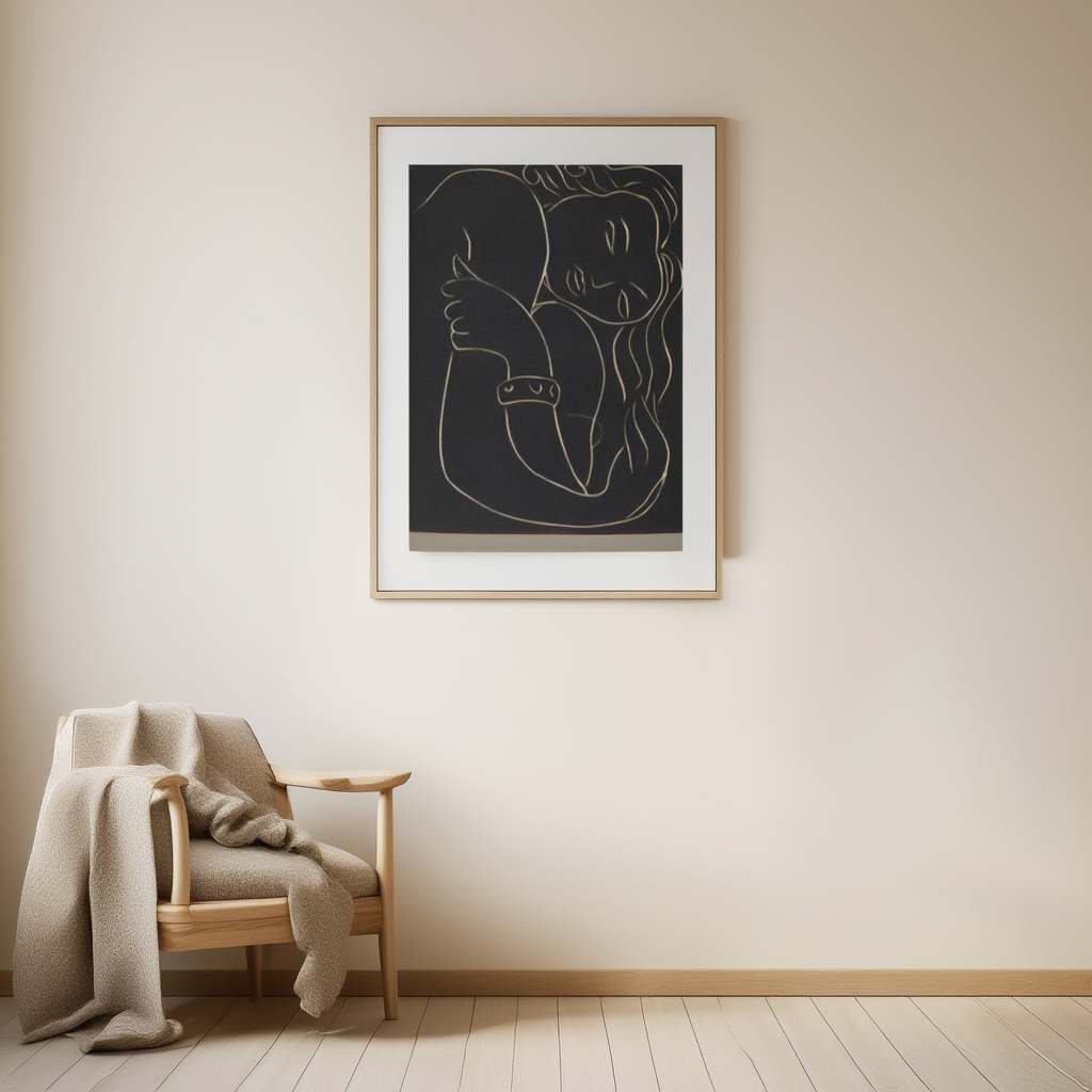 Henri Matisse Poster – Pasiphae and Blue, Vintage Art Print