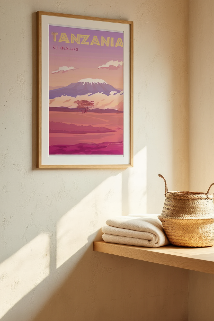 Tanzania Travel Poster