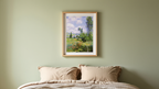 Vue de Vétheuil – Claude Monet Poster | Impressionist Landscape Art Print
