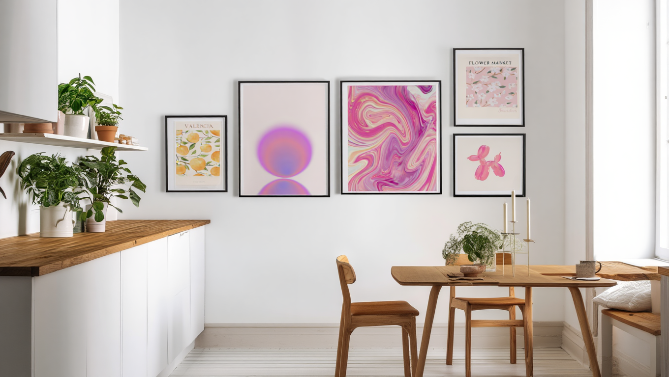 Dopamine Delights: 5 Vibrant & Joyful Wall Art Prints