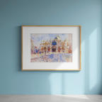 The Piazza San Marco, Venice – Auguste Renoir Poster | Impressionist Cityscape & Travel Art Print