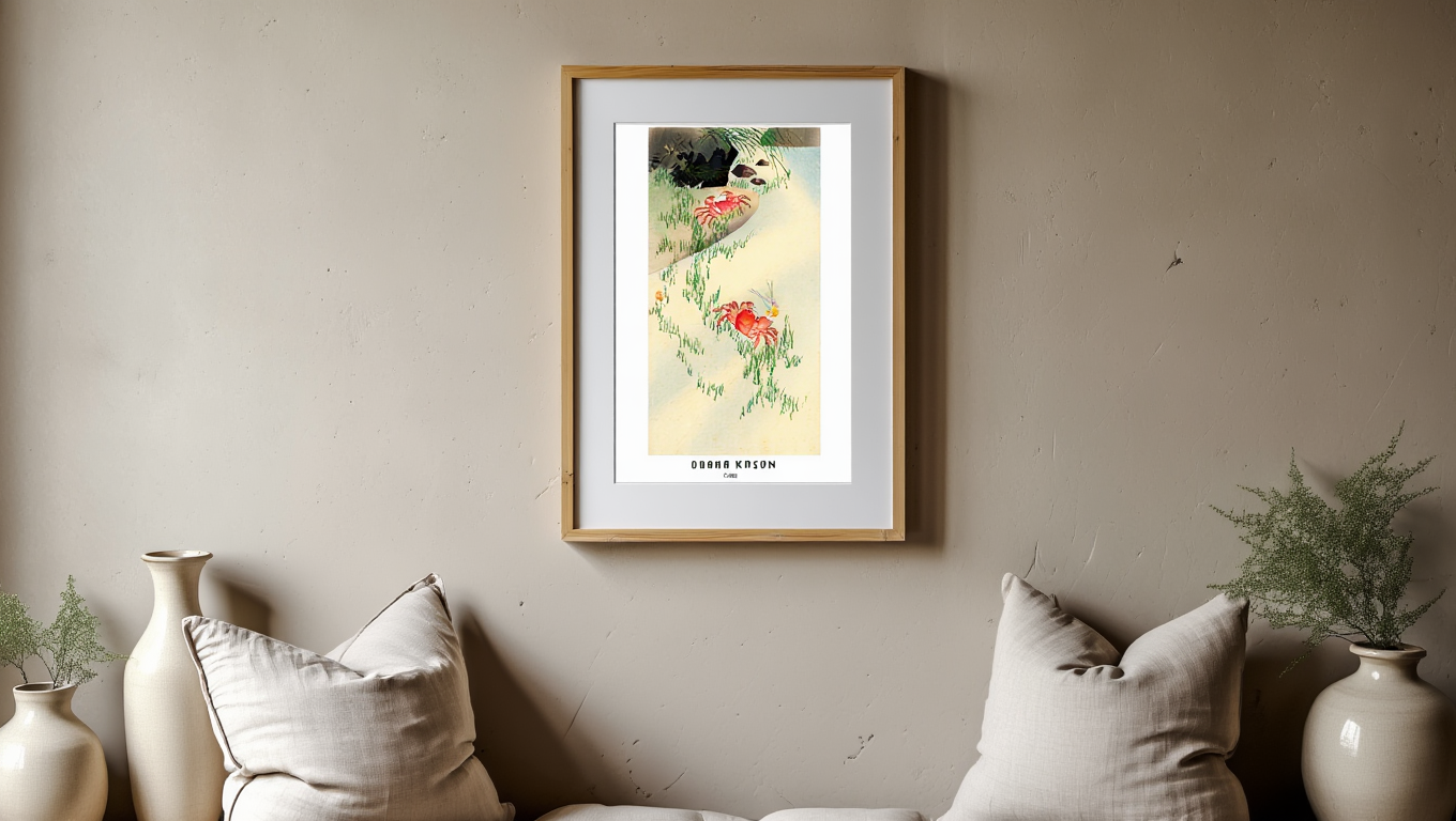 Ohara Koson - Crabs Poster