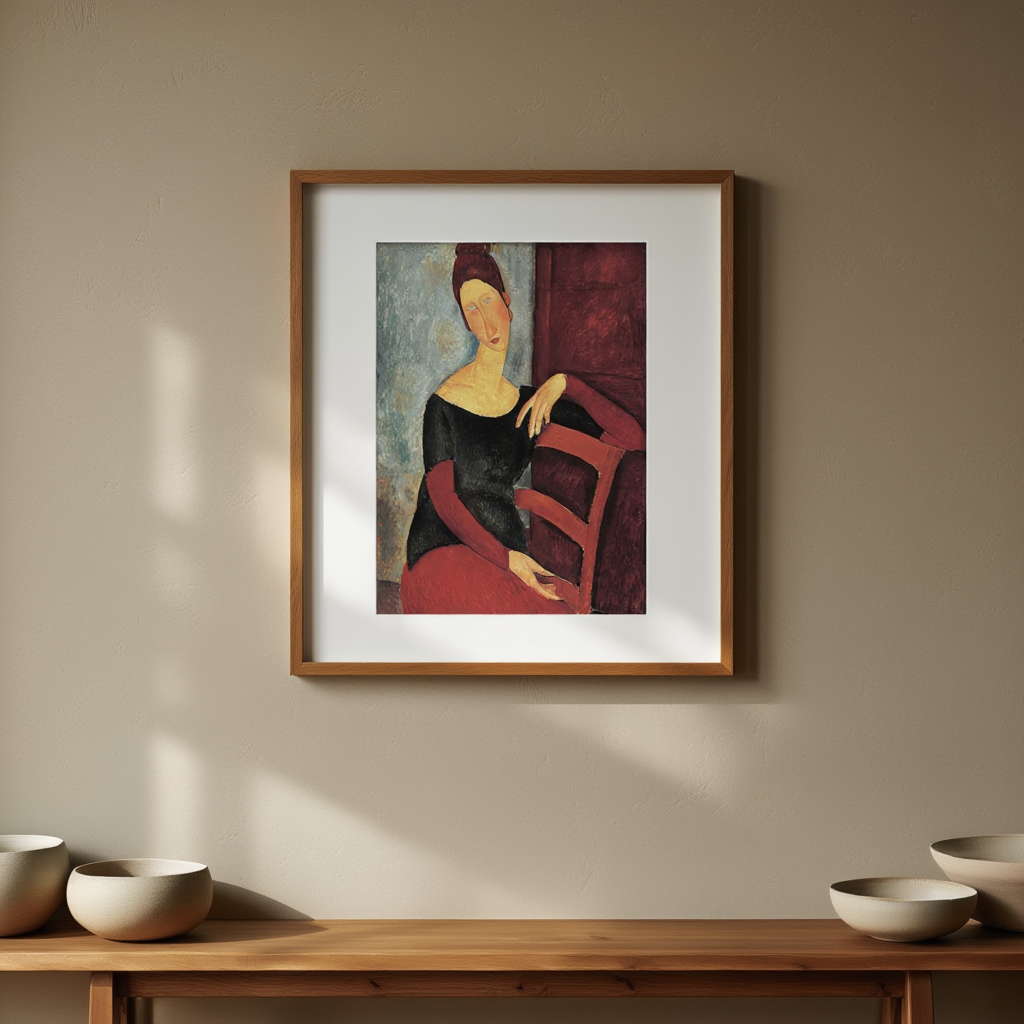 Amedeo Modigliani - Portrait of the Artist's Wife Poster