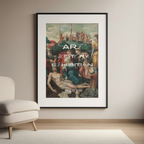 Vintage Art History Exhibition Poster – Classic Museum Print