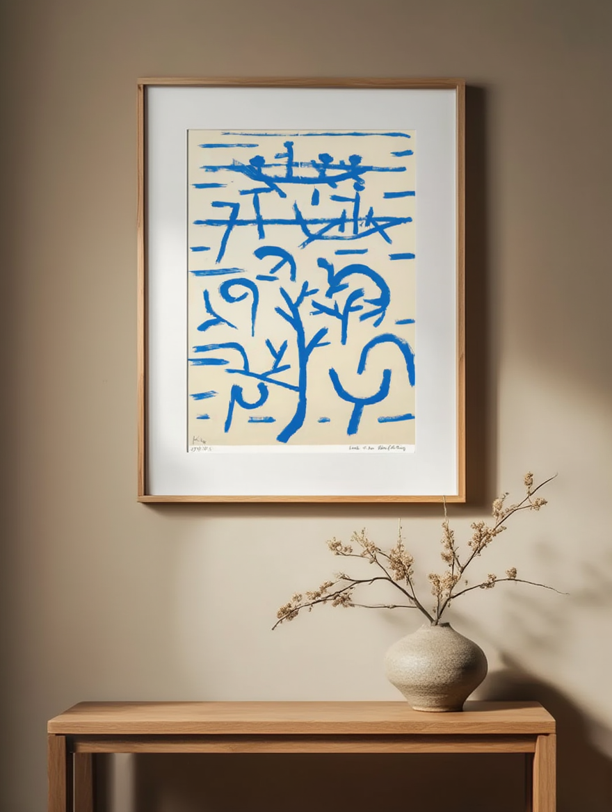 Paul Klee - Både i oversvømmelsen | HakyArts