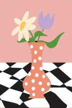 Set of 3 Art Prints  – Floral Vase Collection - Hakyarts