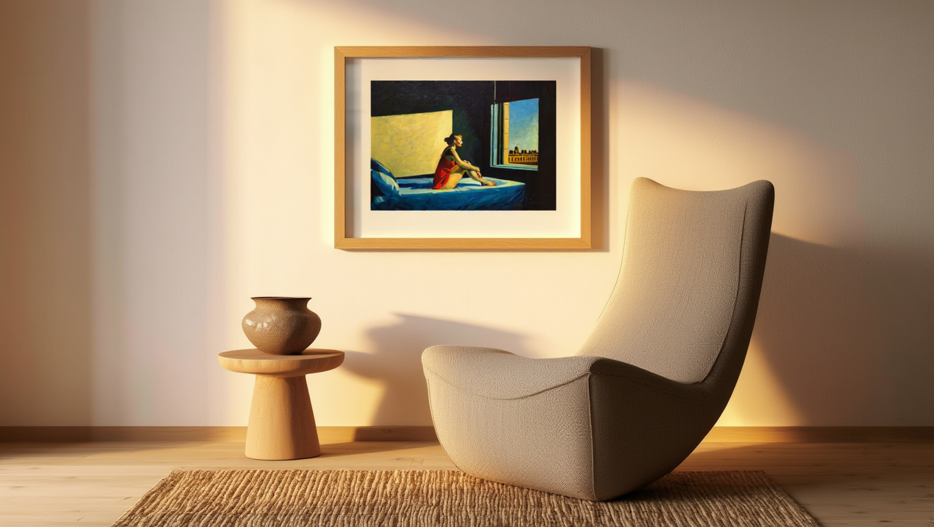 Edward Hopper – Morning Sun Art Print