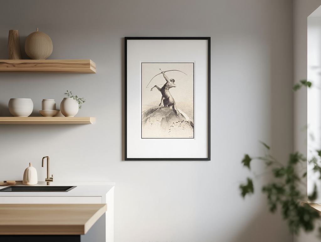 Odilon Redon - Centaur Visant les Nues