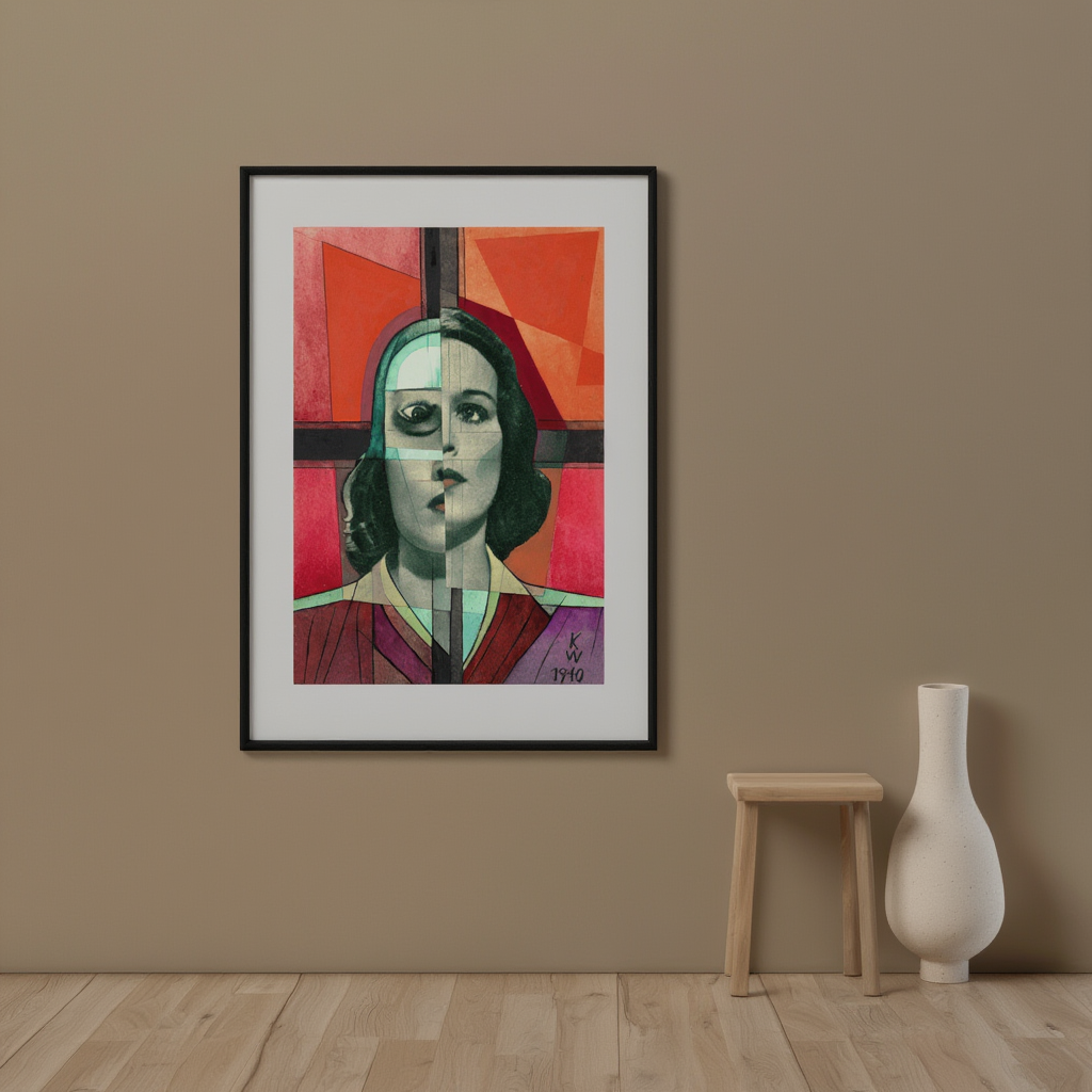 Ohne Titel (Collage) II – Die 150 Blätter by Karl Wiener, 1940 – Modernist Collage Art Print