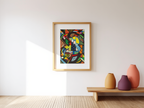 Daughter in a Rocker by Henry Lyman Sayën – Figurative Art Print