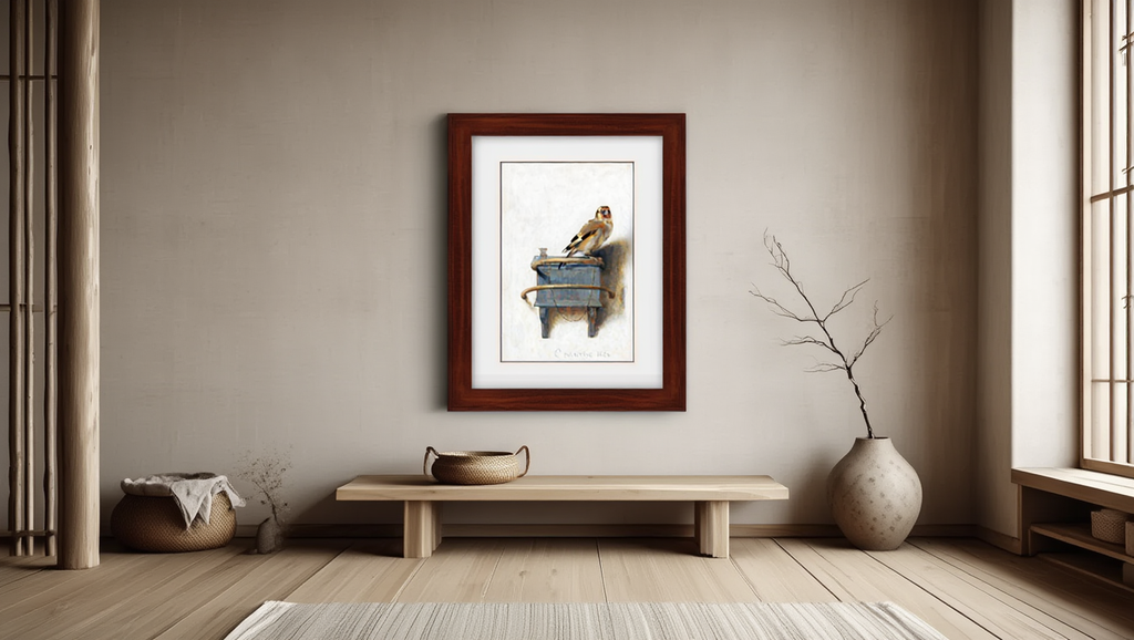 The Goldfinch – Carel Fabritius (1654) | Dutch Golden Age Figurative Art Print