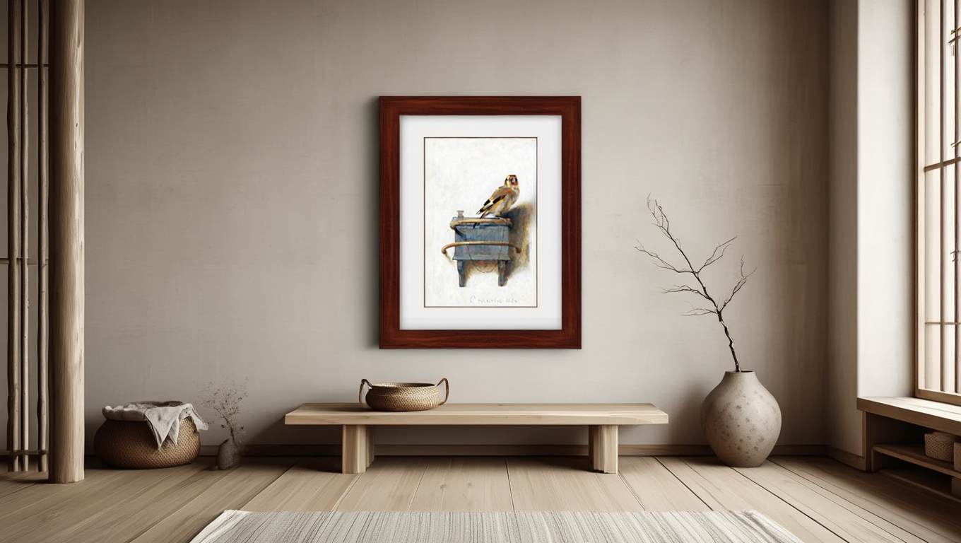 The Goldfinch – Carel Fabritius (1654) | Dutch Golden Age Figurative Art Print