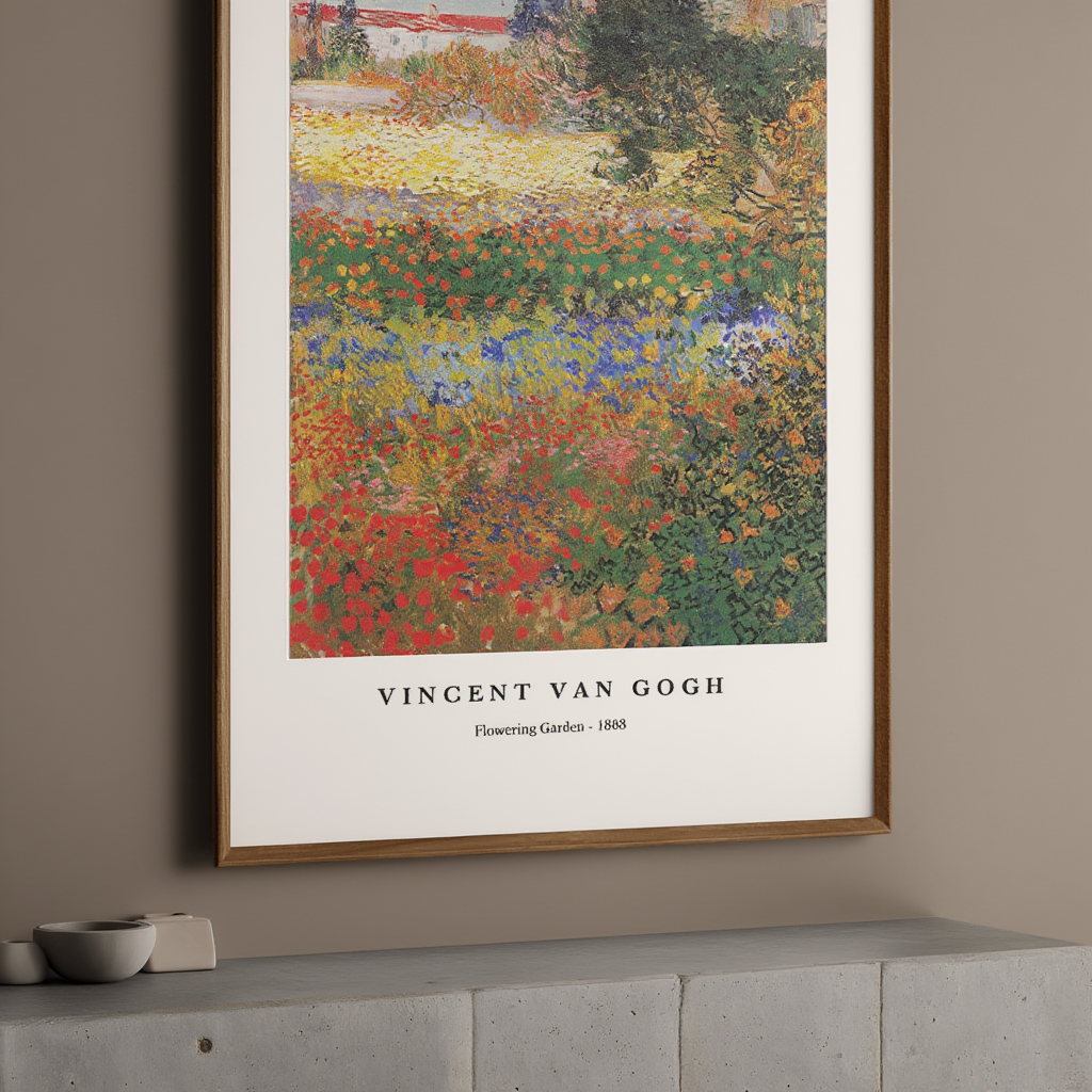 Vincent Van Gogh - Flowering Garden