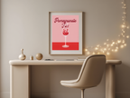 Pomegranate Fizz – Art Print - Hakyarts