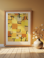 Signs in Yellow – Paul Klee, 1937 – Vintage Modernist Art Print - Hakyarts