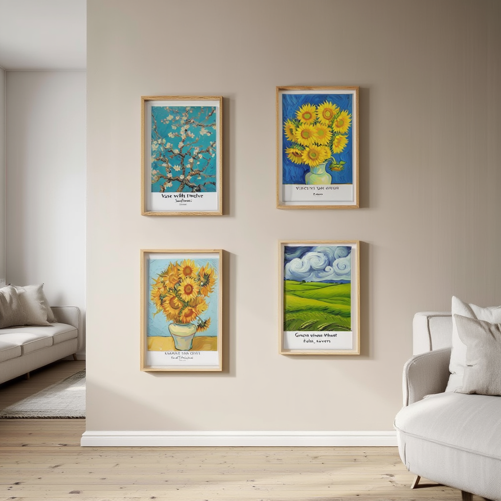 Vincent Van Gogh Art Collection – 4 Stunning Prints