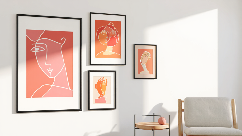 Matisse & Picasso Gallery – Living Room Set of 4 Prints