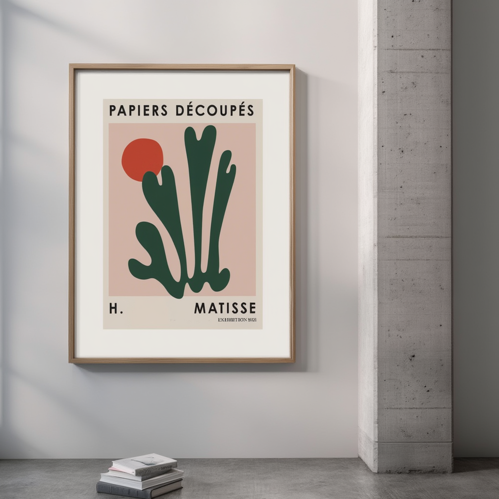 Affiche de l'exposition Matisse Papiers Découpés n°2