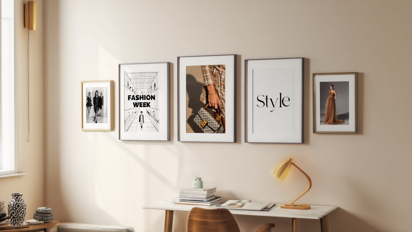 Luxury Fashion Art – 5-Piece Set