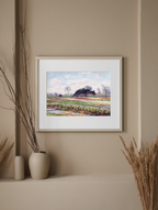 Tulpenfelder in Sassenheim – Claude Monet Poster | Impressionist Nature Art Print - Hakyarts