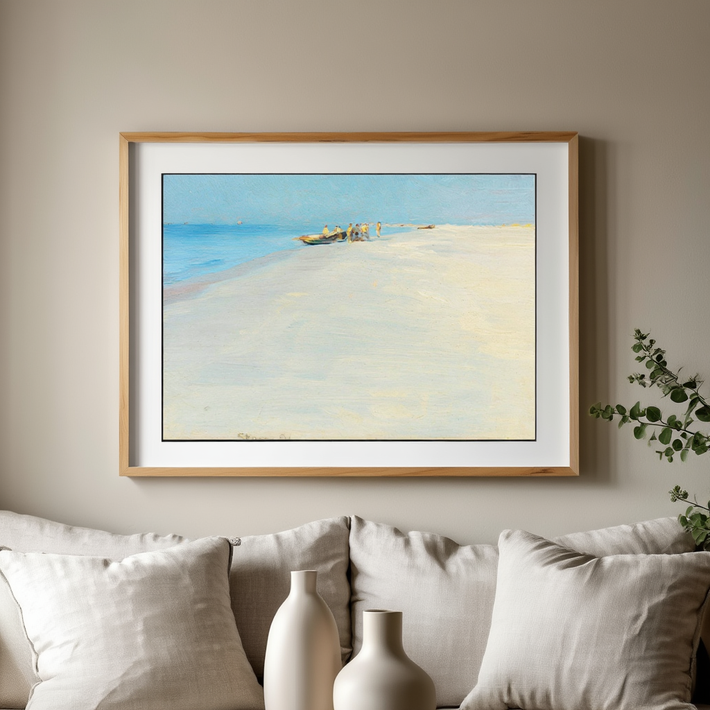 Peder Severin Kroyer - Fishermen on the Beach at Skagen