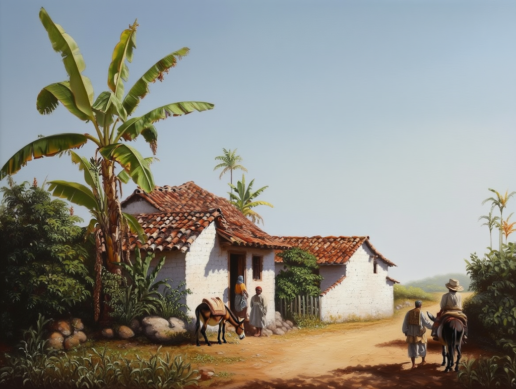 Camille Pissarro - Paysage Tropical