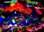 Rückkehr der Tiere – Ernst Ludwig Kirchner Poster | Expressionist Figurative & Rural Life Art Print - Hakyarts