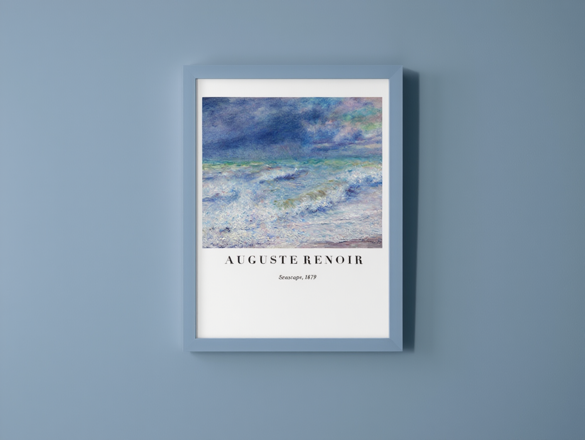 Auguste Renoir – Seascape | Vibrant Impressionist Coastal Art Print