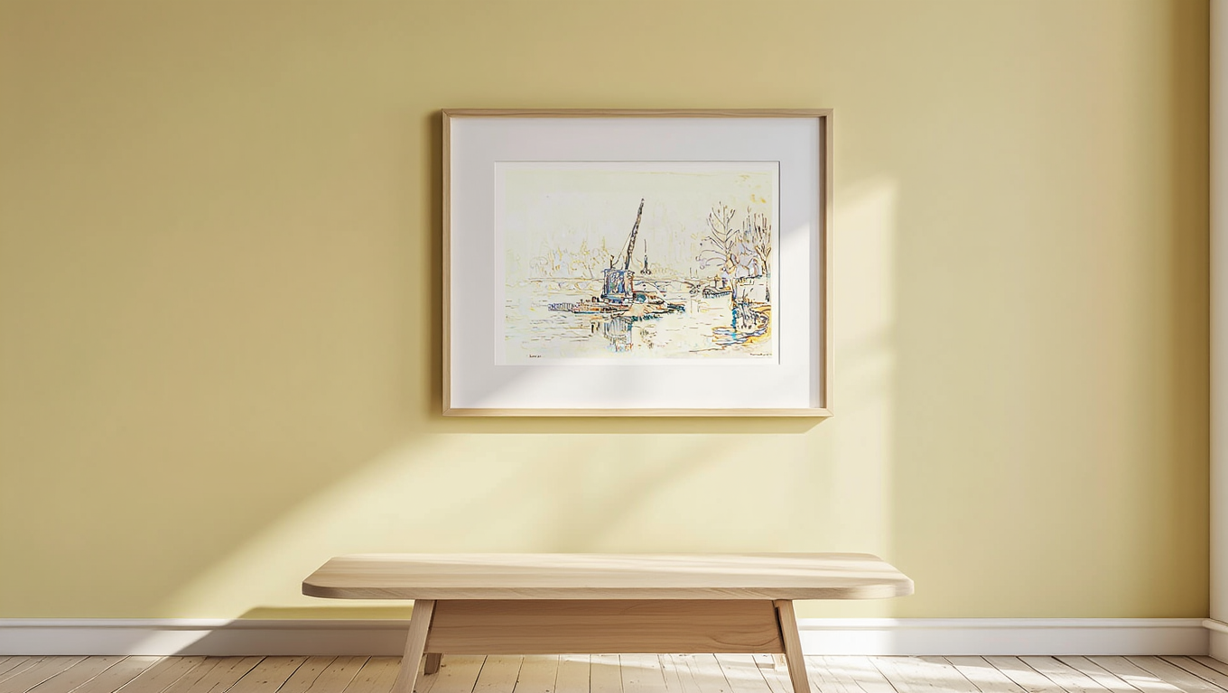 Paris, La Seine au Quai Malaquais