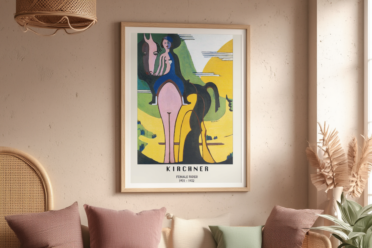 Ernst Ludwig Kirchner - Female Rider Poster