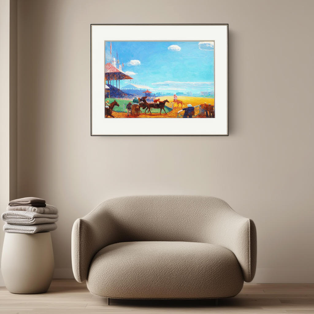 William James Glackens - Race Track | HakyArts