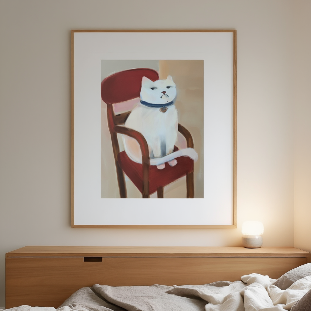 Feline Frustration – Grumpy Cat Illustration