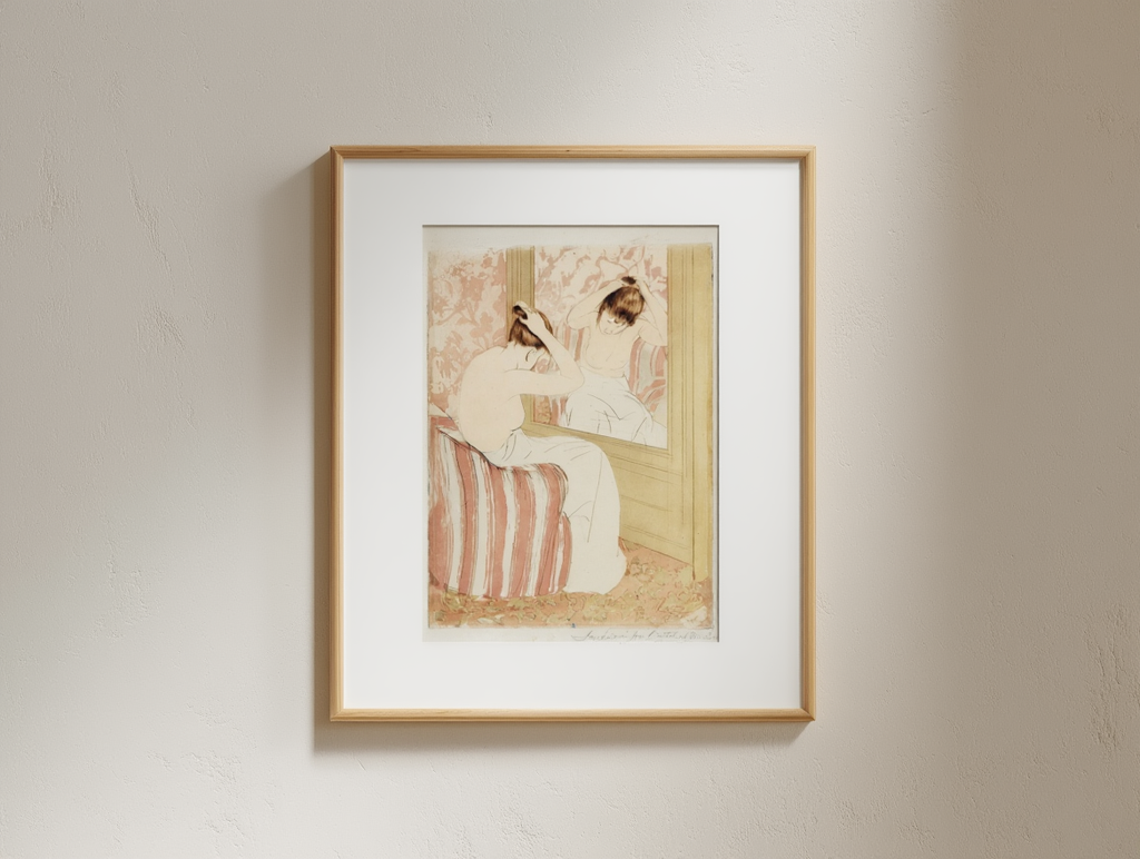 Mary Cassatt – The Coiffure – Iconic Impressionist Art Print