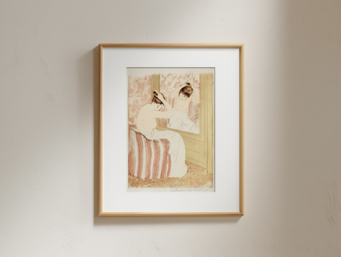 Mary Cassatt – The Coiffure – Iconic Impressionist Art Print