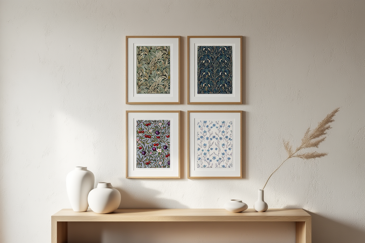 William Morris – Nature’s Elegance 4-Prints