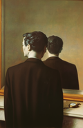 The Sky Beyond the Mirror – Inspired by René Magritte