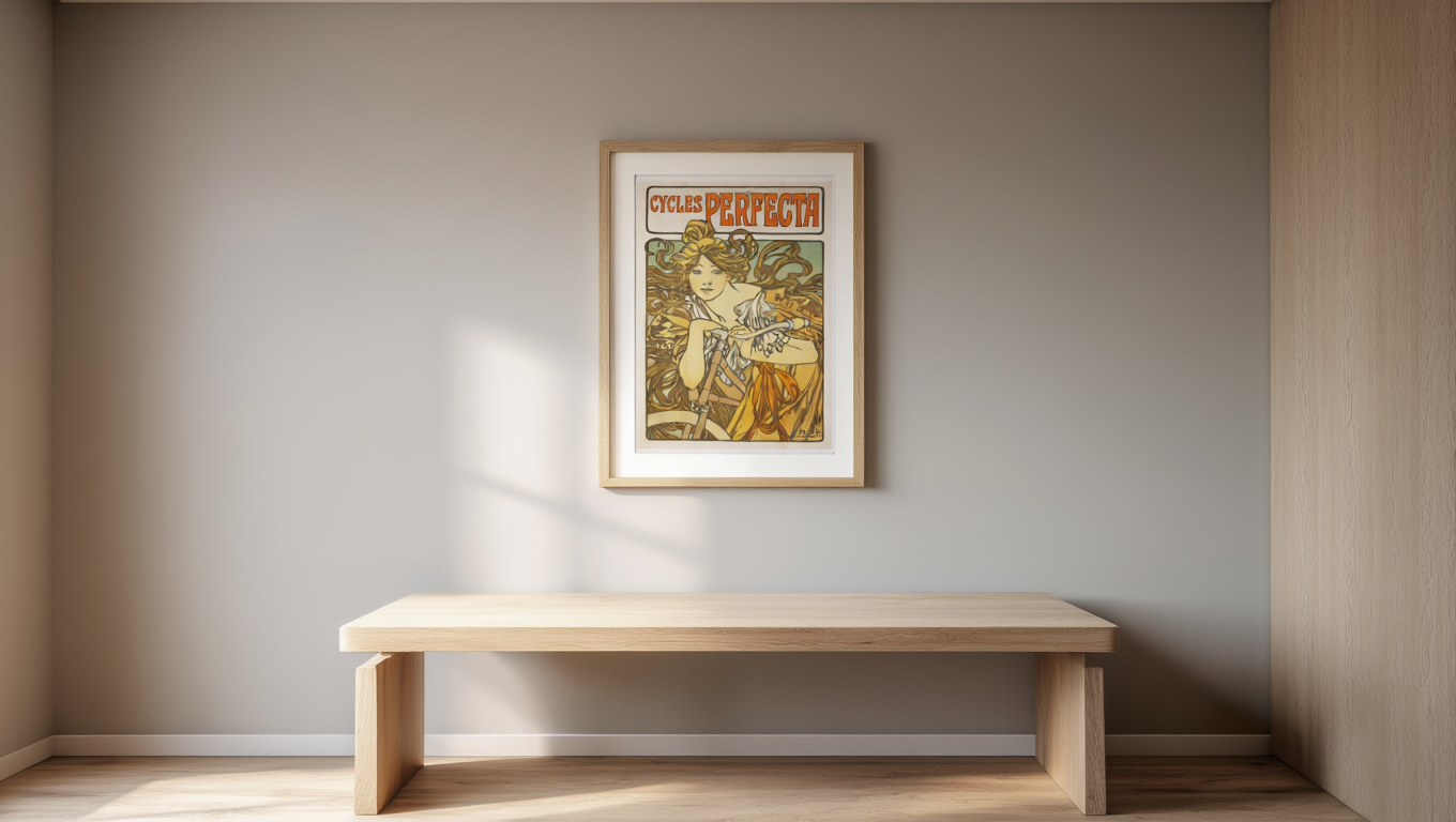Alphonse Mucha - Cycles Perfecta Poster