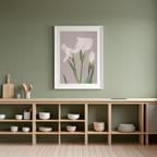 White Irises by Ogawa Kazumasa – Japanese Photography Art Print - Hakyarts